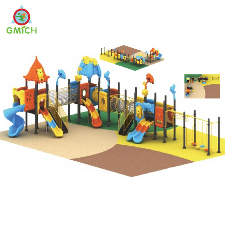 Amusment Park Fun Play House Children's Slide Outdoor Playground Equipment Suitable for Park Garden School