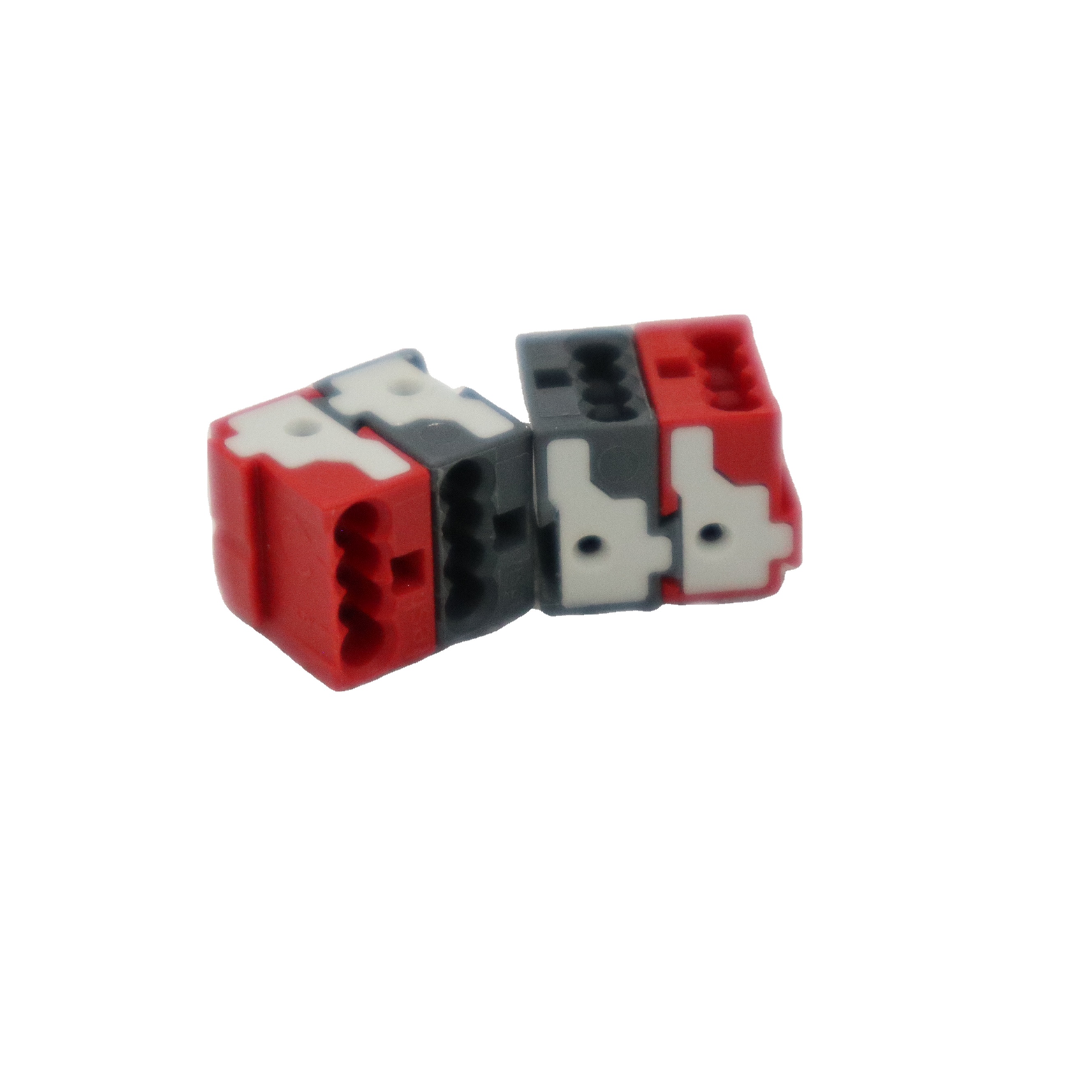 Compact 8pin KNX System Universal Push-In Terminal Block Fast Connector for Wire Cable Wiring Universal Connector for Wiring