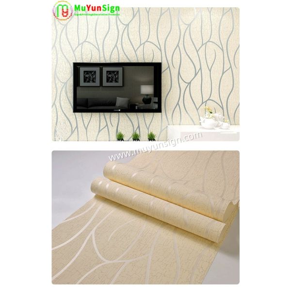 Eco Solvent Self Adhesive Wall Paper Printable For Commercial Spaces