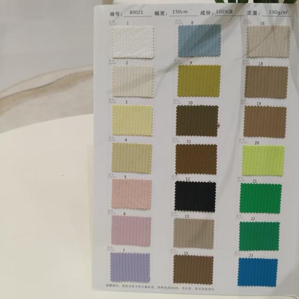 190GSM Polyester Clothing Fabric Lightweight Vertical Striped Fabric Anti Wrinkle