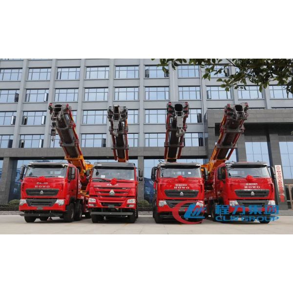 HOWO Heavy Duty Truck Crane 100ton 120tons Lorry Mounted Crane