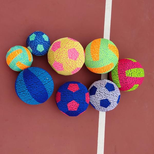 8 to 13 Years Age Range Colorful Fabric Cover Balloon Ball Toy for Kids Play