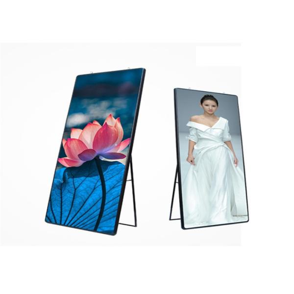 P2 LED Poster Display 3840Hz 4G/WiFi Control brightness1000cd mirror led display