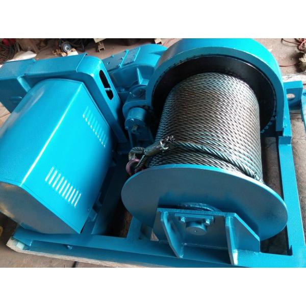Industrial Electric Hoist , Heavy Duty Rope Hoist Double Girder Winch Trolley