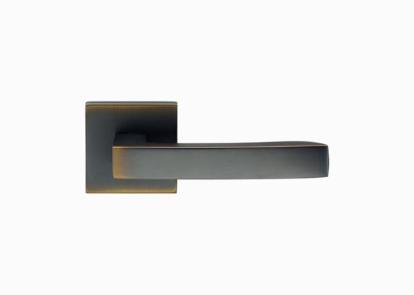 Luxury Brass Door Lock Set Modern Minimalist Door Handle 85mm 72mm Hole Distance