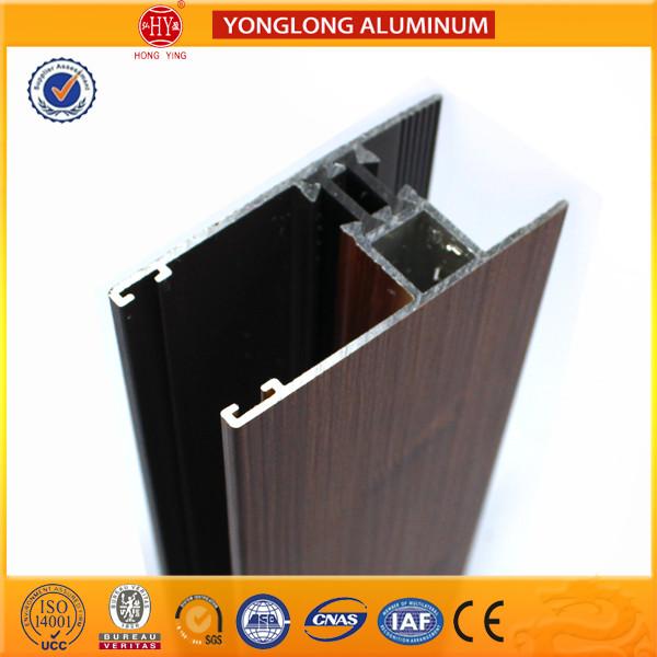 Wood Grain Aluminium extrusion Profiles For House Decoration GB5237.4-2008