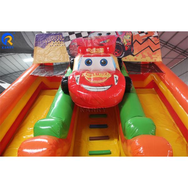 Home Bouncy Slide Playground for Kids Max Capacity 100-500kg Inflatable Double Slides