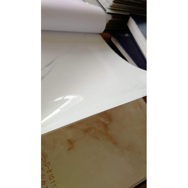 White Decorative PVC Film Sheets For Room Customized