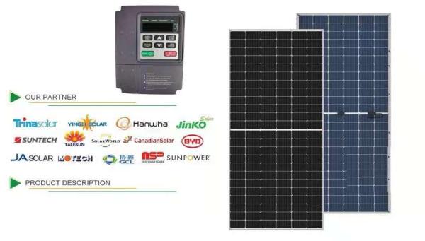 15KW Solar Agricultural Water Pumping System , Solar Powered Sprinkler Irrigation System