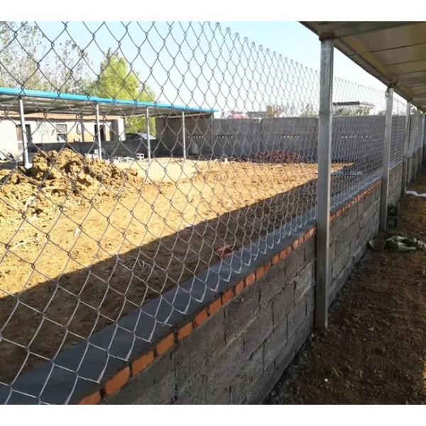 Загородка PVC диаманта покрытая/гальванизированная звена цепи ячеистой сети для спортивной площадки спорт
