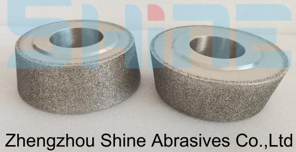 Rodagens de revestimento e moagem de diamantes eletroplacados personalizados 130 mm 1V1