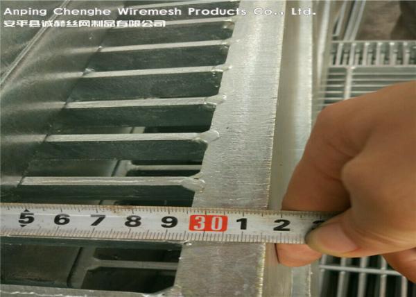 100 X 10 Duty Industrial Floor Grates Ramps Docks Non - Slip Stress Resistance
