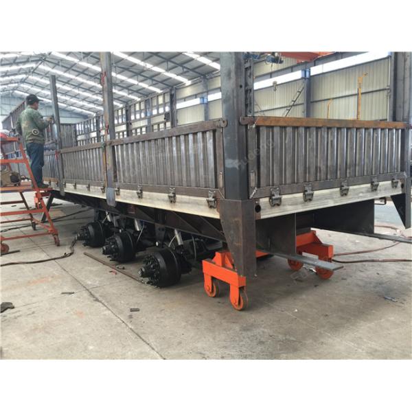 Heavy Duty 60Ton Side Wall Semi Trailer With WABCO Brake System