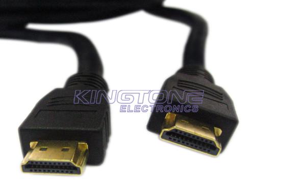 High Speed HDMI 1.4 Cable 32 AWG Stranded Tinned Copper Type C Connector Shield HDMI PVC Jacket