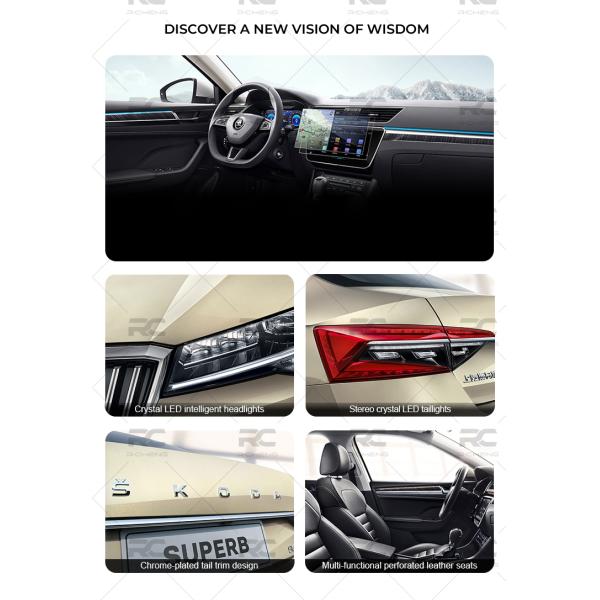 Left Hand Drive Second Hand Cars Superb Skoda Max 210km/H Gasoline Vehicles