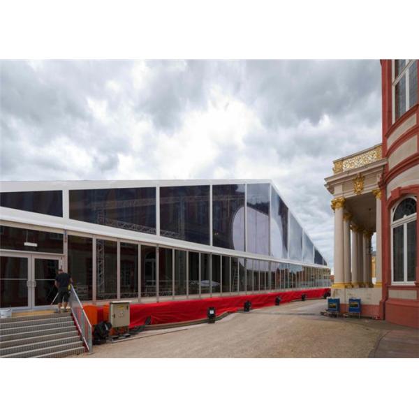 Outdoor Large Party  Event Tents With Water Proof Clear Glass Wall 10m * 20m