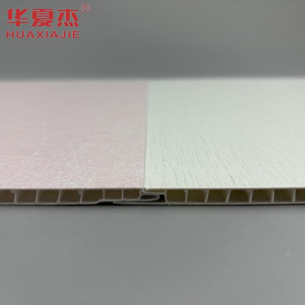 Hot Stamping Pink Store Pvc Wall Panel High Gloss Surface Pvc Ceiling Panel Indoor Decoration Hotel
