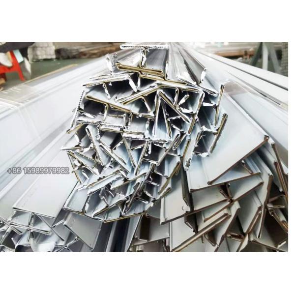 T25 Stainless Steel T Profile SUS316 Brushed Silver For Wall Border