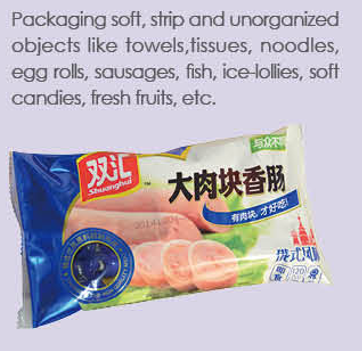 Automatic Food Flow Wrap PILLOW Packing machine ,factory design high quality with cheap price down paper packaging