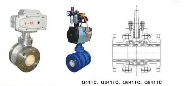 ASME B16.5 Flanged Ceramic Ball Valve Wear Resistant For Pulverized Coal