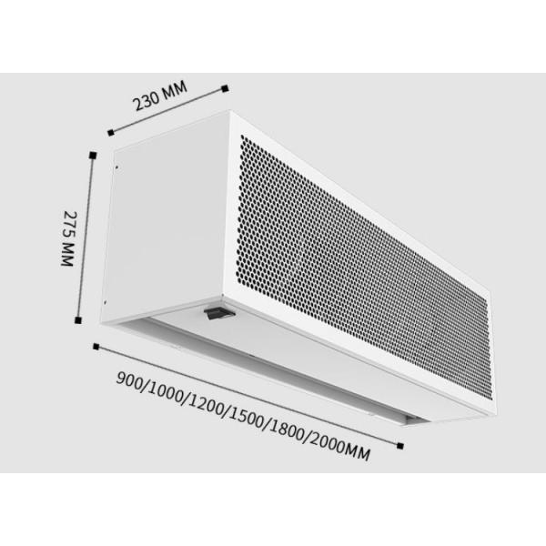 Theodoor Industrial Air Curtain with 5m Effective Height 3000m³/h Airflow and 230 VAC Operating Voltage for Commercial Doors