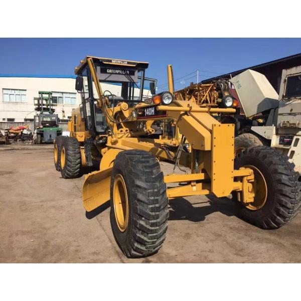 140h Usage Secondhand CAT Motor Grader with and Huade Hydraulic Valve 140G 140K 140