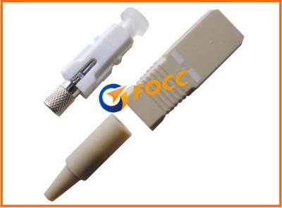 Multimode Duplex Fiber Optic Connector In Networking , SC Fiber Connector