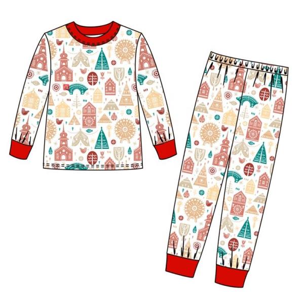 Kids Christmas Pajamas Children Sleepwear Children's Pajama Sets Girls And Boys Cartoon Halloween Pajamas Baby Kids Romp