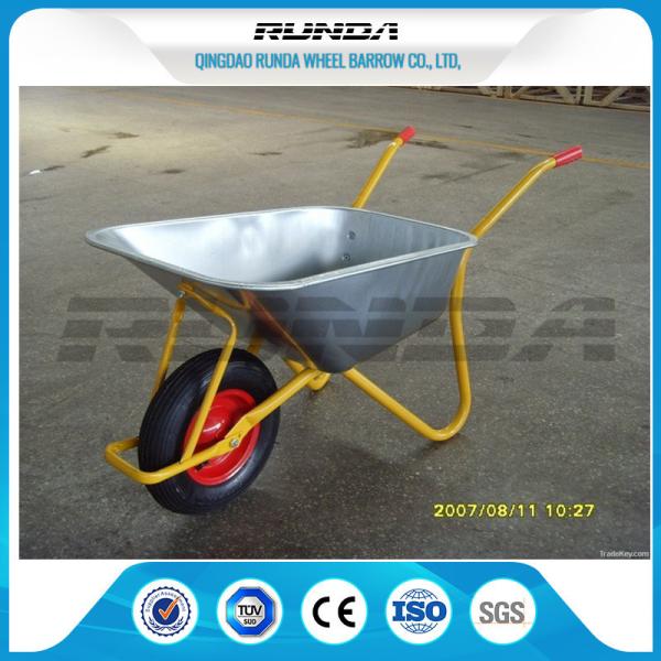 Metal Bracket Big Wheel Wheelbarrow 200kg Load 32x1.2mm Frame Thickness For Yard