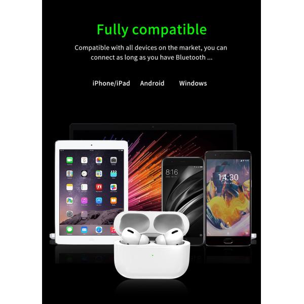Первоначальное 1:1 Airpods Pro беспроводное Earbuds с функцией отмены шума