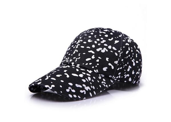 Outdoor Golf Cotton Baseball Cap Women / Men Multi Panel Custom Logo Printed