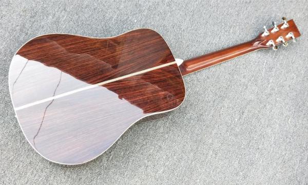Top quality Log color 28 Style classic acoustic guitar,Solid Spruce top,41 rosewood back and side acoustic Guitar