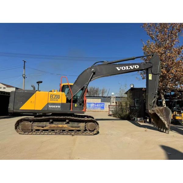 20Ton Used Volvo Excavators Volvo Ec200 Machine 0.85M3 Bucket Capacity