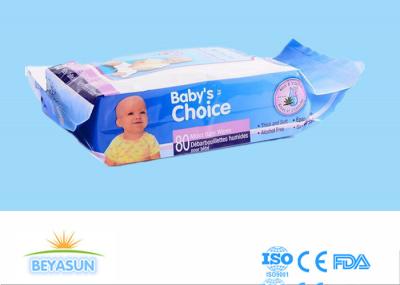 A cara orgânica natural sem álcool limpa o Nonwoven para adultos, cor branca de Spunlace