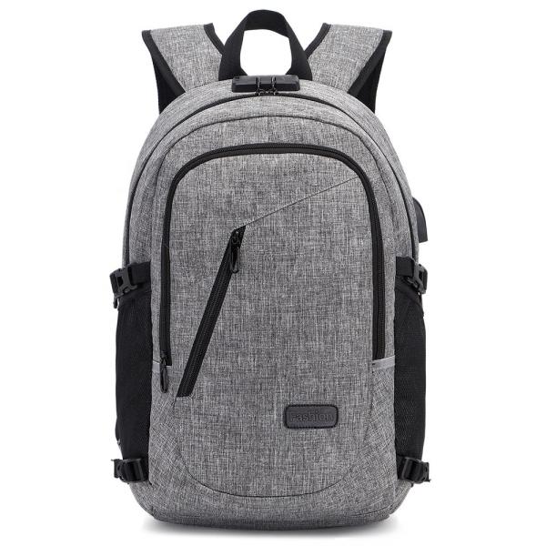 Anti Theft Short Trip Laptop Backpack Large Capacity Waterproof With USB Charging