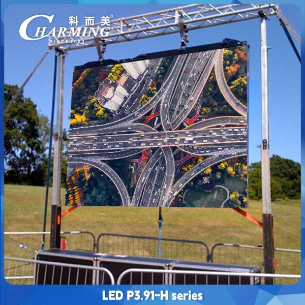P3.91 P2.98 Novastar 4K Waterproof LED Wall Screen Aluguer 500*500mm