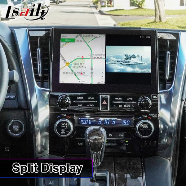 Lsailt Android Carplay Video Interface for 2019 -2023 Toyota Alphard Vellfire JBL High Version