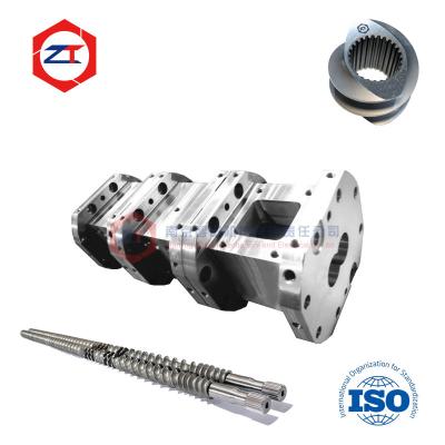 Parafusos e tambores gêmeos paralelos da extrusora do tambor 40mm do parafuso com tratamento de superfície da nitruração