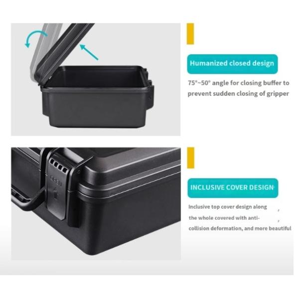 Caja de almacenamiento multi herramienta personalizable con inserción de espuma EA-2620H