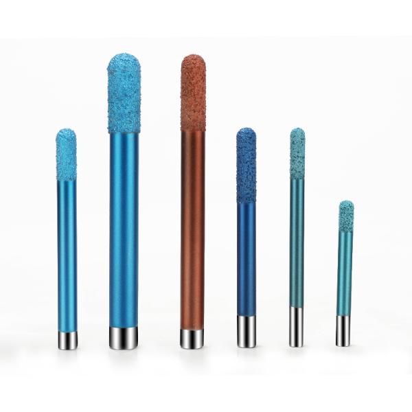 High Quality CNC Tools Circular Vacuum Brazed Stone Carving Drill Bits Diamond Core Drill Bits Coated Marble Carving Drill Bits