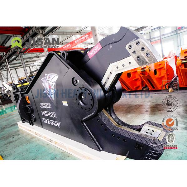 Demolition Rotating Excavator Hydraulic Scrap Shear Cutter 80 Ton 4300 Mm