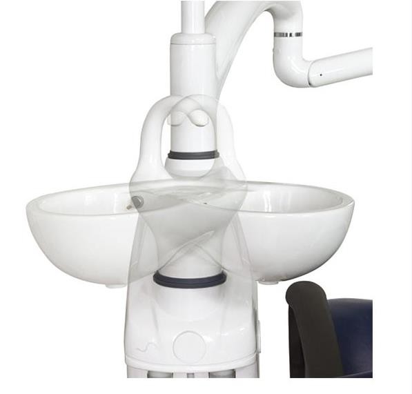 Adjustable Head Dental Chair Unit , Dental Chair Equipment Easy Cleaning