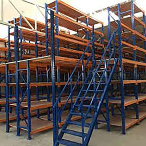 Steel Platform Mezzanine Heavy Duty Mezzanine Floor Rack Attic Storage Racks