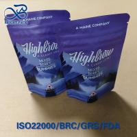 Bolsas a prueba de niños con impresión de escena nocturna de montaña nevada