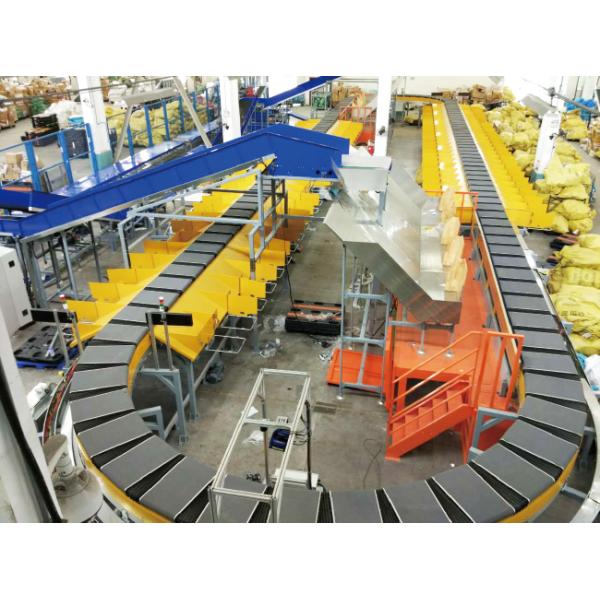 Carton Sorting Conveyor System Flexible Gravity Roller Conveyor System Logistics Sorting Warehouse Storage Rack