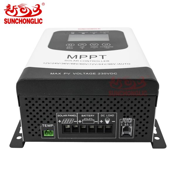 12V - 96V MPPT Solar Controller | 230V Max Input & Adjustable Charging Current