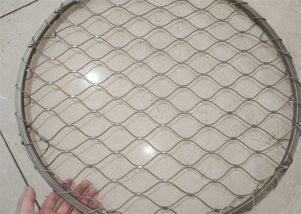 Customizable Stainless Steel Rope Mesh SS316 1.5mm For Building Protection