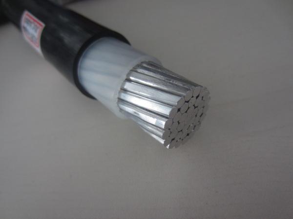 Underground Single Core Low Voltage Power Cable Black PVC XLPE Insulation