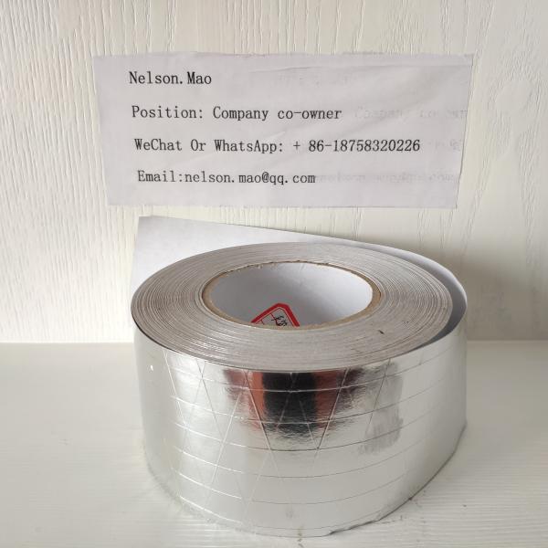 Strong Adhesion Reinforced Aluminum Foil Tape With Aggressive Fire Retardant