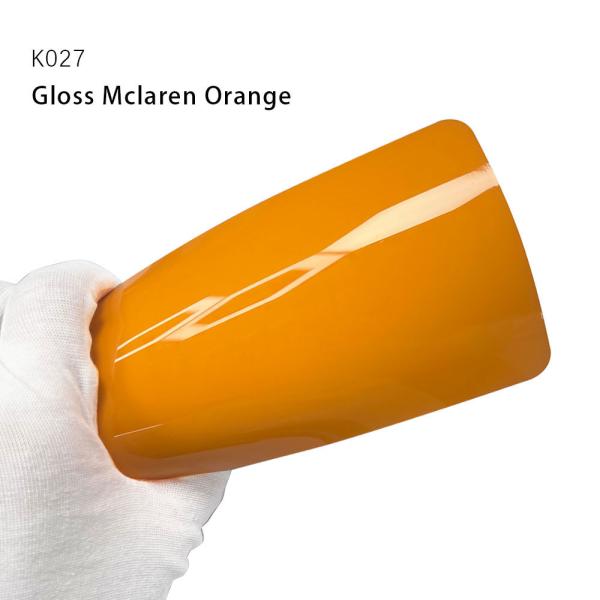 K027 TPU Car Color Protection Film With Gloss Mclaren Orange color